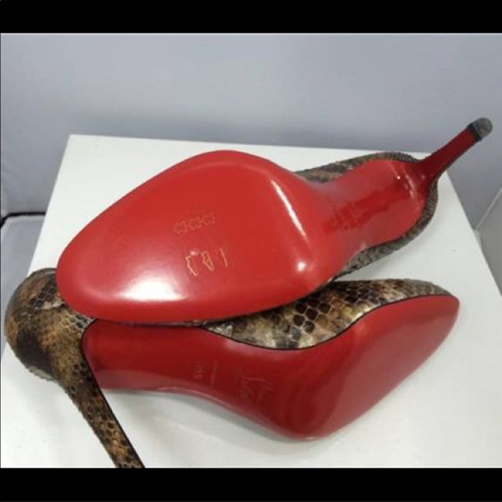 Christian Louboutin Python Pumps - Picture 3 of 4